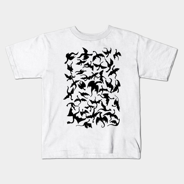 Dragons. Dragons Everywhere. Kids T-Shirt by Dbaudrillier